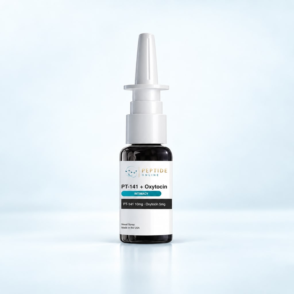 PT-141 10 mg and Oxytocin 5 mg Nasal Spray